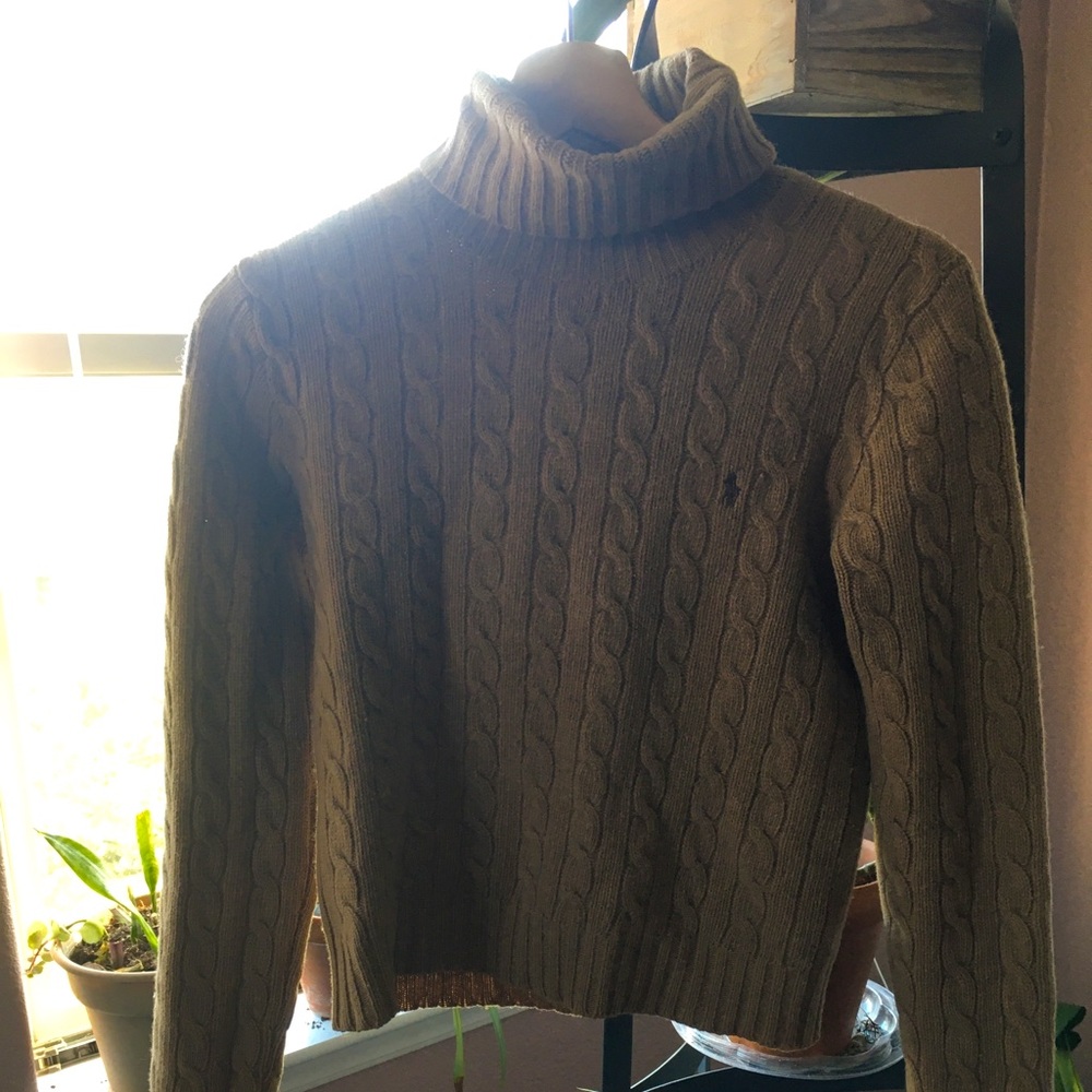 Ralph Lauren turtle neck 80% wool 20% cashmere